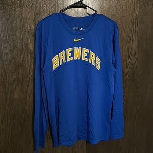Milwaukee Brewers Men’s Nike long sleeve Dri-fit shirt